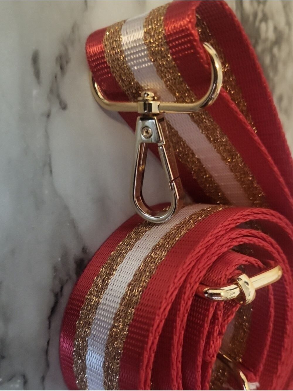Replacement strap for bag, wide shoulder strap, adjustable canvas straps - Picture 3 of 15